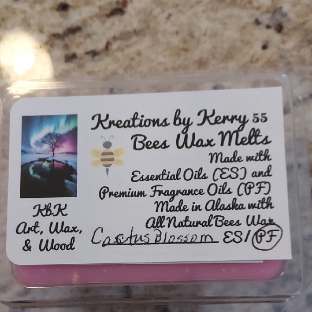 Cactus Blossom Bees Wax Melts - Non-Toxic and Clean Burning